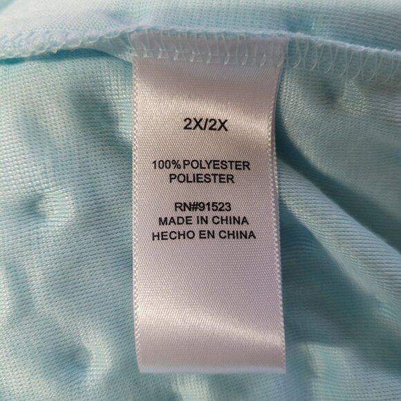 New Jaclyn Intimates Size 2X Piece Plush Blue Fleece Pajama Set Super Soft! - Picture 3 of 11